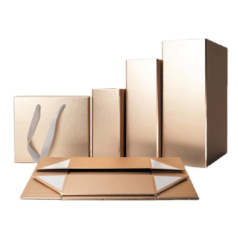 Sammenfoldelig gaveæske til nem transport